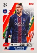 Match Attax 2025/26 [242] Ousmane Dembele FESTIVE EDITION SQUADZONE