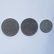 Monety, Korea 100 wonów 1986, 100 wonów 2000, 1 won 1970