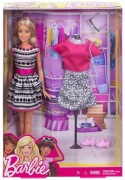 Mattel Barbie Modna Lalka z Ubrankami FFF59