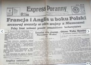 Ekspres Poranny - 4 września 1939