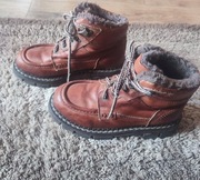 Skórzane buty zimowe dla chłopca 38