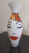 Wazon szklany Rosenthal Pop Art, seria FACE TO FACE - Ekaterina Moré
