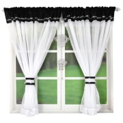 FIRANA Z AZUROWYMI ZAWIESZKAMI CZARNA 