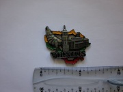 Magnes na lodówkę - 668g. WILNO Mapa LITWA 