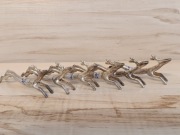 BRYTYJSKIE FIGURALNE SREBRZONE KOZIOŁKI PODPÓRKI POD SZTUĆCE