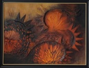 Obraz strukturalny „Zaczarowane pomarańcze”