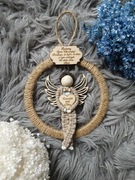 Aniołek na chrzest dla chłopca pamiątka komunii upominek