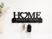 Wieszak na klucze HOME SWEET HOME | Uchwyt na klucze 25x9
