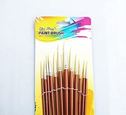 Pędzle Pędzelki profesjonalne malarskie PAINT BRUSH Zestaw 12 sztuk