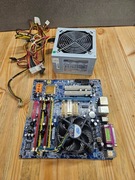 INTEL CORE 2 DUO Płyta gigabyte zasilacz RAM KINGSTON 