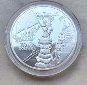 Rosja 3 Ruble 2015 r Zwycięstwo srebro 925