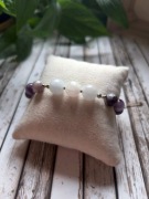 Bransoletka z kamieni naturalnych Prezent Handmade Na urodziny Makrama 