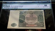 20 zł 1946 - A - GDA 66 EPQ - PMG