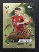Match Attax EXTRA 2025/26 MILOS KERKEZ nr.172 ( Liverpool ) WINGMAN 