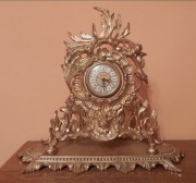 Piękny mosiężny holenderski zegar XXw.