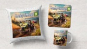 Farming Simulator gra prezent dla gracza geeka Poduszka podkładka kubek