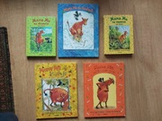 Książki 5x Mama Mu na rowerze na drzewie na sankach buduje nabija sobie guz