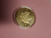 W11 KOLEKCJONERSKA MONETA KANADYJSKI LIŚĆ KLONOWY 5 DOLARÓW STAN MENNICZA 