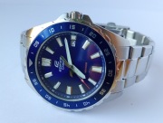 Zegarek Casio Edifice Vintage EFV-130D wr100 zakręcana koronka seiko-epson