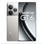 Smartfon realme GT 6 8/256 Fluid Silver + Ładowarka 120W + 18mc GWARANCJA! 