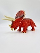 Dinozaur interaktywny Triceratops czerwony