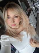 Peruka topper włosy blond ombre 60 cm