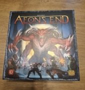 Gra Aeon's End + mata + insert + koszulki - komplet, jak nowa - Wawa