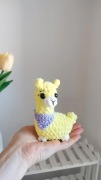Alpaka, lama na szydełku handmade, dekoracja 