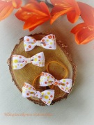 Gumki do włosów dla dziewczynki  kokardki 