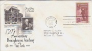 USA. 1955-58/dziesięć ilustrowanych kopert pierwszego dnia obiegu.