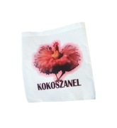 Torba na zakupy, długie uszy, kokoszanel, zabawna kura