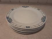 Talerzyki deserowe - porcelana z Tułowic (5 szt.), sprzedam