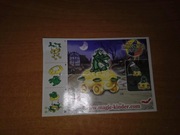 Instrukcja obsługi ulotka karteczka od kinder Monster Hotel