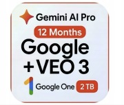KONTO Gemini PRO 3.0 - 1 ROK |Prywatne konto|2TB|12 MIESIĘCY