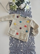 Sweterek dziewczęcy, r. 92