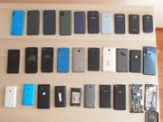 30x Telefony smartfony na części do naprawy Samsung Xiaomi Huawei