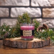 Świeca sojowa zapachowa Malinowy Karmelek 