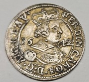 3 Krajcary z 1642 Ferdynand Karol Habsburg, Mennica Hall w Tyrolu