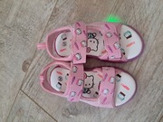 Sandały dziewczęce, świecące LED - Hello Kitty - rozm 25