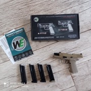 pistolet asg gbb WE sig sauer p320 compact tan replika 