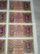 WĘGRY – KOMPLET BANKNOTÓW PENG | 40 szt. | 1930 - 1945 | NUMER 000107