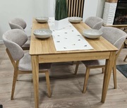 stół dębowy KORFU 160x90/235 rozkładany 