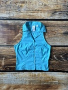 Collusion jasnoniebieska bluzka damska kamizelka rozmiar EU 34 XS bawełna