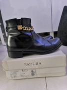 Badura 41 botki skórzane skóra naturalna sztyblety 