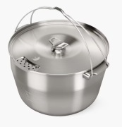 Garnek 5L DECATHLON Quechua ze stali nierdzewnej także na ognisko