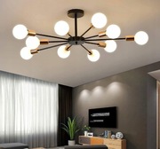Lampa wisząca sufitowa nowoczesna 10 punktowa E27 