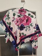 Chusta w kwiaty, Orsay, biała niebieska, różowa, nowa, bez metki