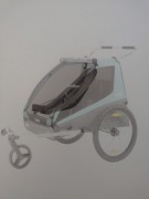 Hamak dla Niemowlaka 0+ przyczepki Chariot Coaster Szary Thule Infant Sling