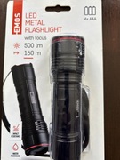 Latarka Emos metalowa Led z zoomem