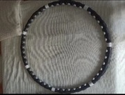 HULA-HOP / FITNESS, czarne składane